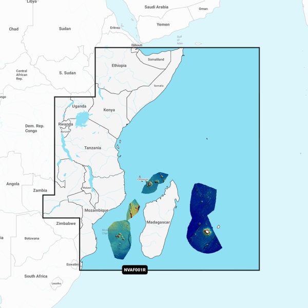 GARMIN 010-C1224-00 NAVIONICS VISION+ NVAF001R - AFRICA, EAST - MARINE CHART
