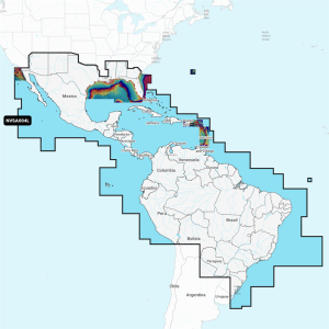 GARMIN 010-C1285-00 Navionics Vision+ NVSA004L -Mexico, The Caribbean to Brazil - Inland & Coastal Marine Charts