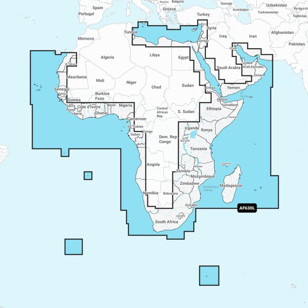 GARMIN 010-C1307-30 NAAF630L AFRICA MIDDLE EAST