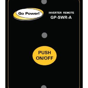 GO POWER GP-SW-REMOTE Inverter Remote for the GP-SW1500 12 & 24 Volt, Black