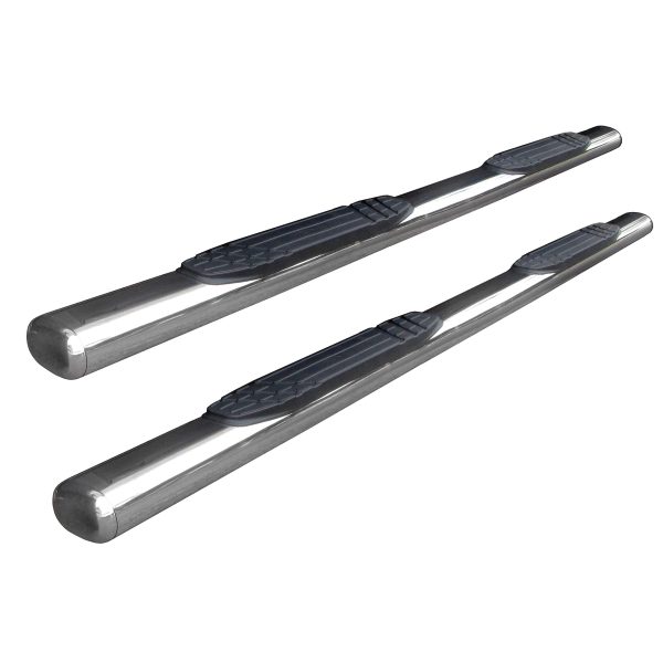 GO RHINO 10487PS 4 INCH 1000 Series Oval Side Steps - BOARDS ONLY for 99-24 Ram, GMC, Ford, Nissan, Toyota, Jeep, Chevrolet, Dodge
