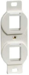 HUBBELL BR106C PLATE FRAME DUP 2 P OW