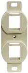 HUBBELL BR106E PLATE FRAME DUP 2 P EI