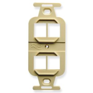 ICC IC1074PIIV INSERT, ELECTRICAL, HD, 4-PORT, IVORY