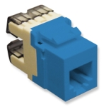 ICC IC1076F0BL 6P6C High Density Modular Connector Blue