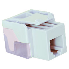 ICC IC1076V0-WH RJ11 MODULAR CONNECTOR 6P6C (WHITE)