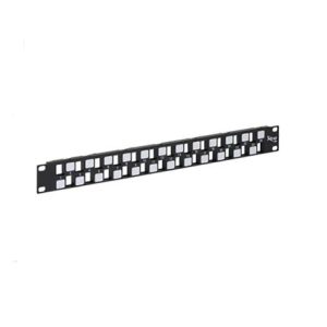 ICC IC107BE241 PATCH PANEL, BLANK, EZ, 24-PORT, 1 RMS