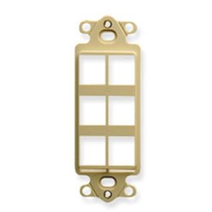 ICC IC107DI6IV INSERT, DECOREX, HD, 6-PORT, IVORY