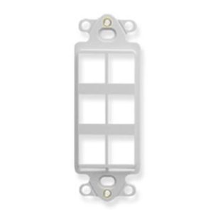 ICC IC107DI6WH INSERT, DECOREX, HD, 6-PORT, WHITE