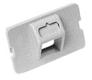 ICC IC108BA1-IV ANG BEZEL 1PORT IV