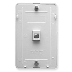 ICC IC630DB6-WH Wall Plate IDC 6P6C - White