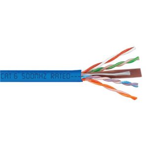ICC ICCABP6VBL CMP CAT6 PLENUM VALUE LINE 500 MHz Blue