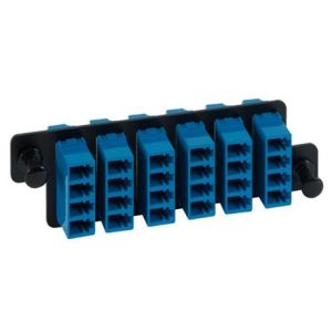 ICC ICFOPL16H9 HD ADAPTER PANEL, 6 QUAD LC,24F,BLUE,SM