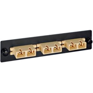 ICC ICFOPS16BK ADAPTER PANEL, 6-SIMPLEX SC, METAL BLACK