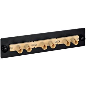 ICC ICFOPT16BK ADAPTER PANEL, 6-SIMPLEX ST, METAL BLACK