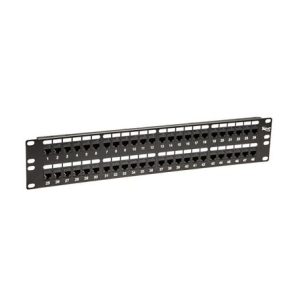 ICC ICMPP48CP5 PATCH PANEL,CAT 5e, FEED-THRU 48-P,2RMS