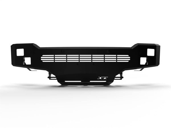 ICI AL-FBM21CHN Innovative Creations Inc Magnum Front Bumper w/Single 3.5 in. Square Lights Holes Fits w/o Or w/Parking Sensors Retains Factory Tow Hooks Non-Winch Magnum Front Bumper
