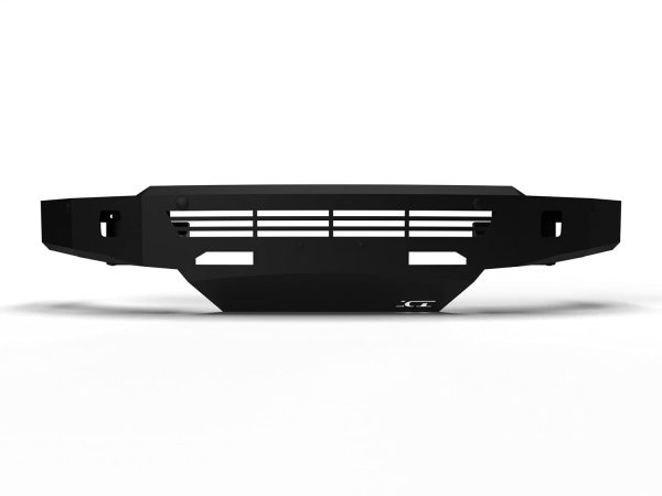 ICI AL-FBM39DGN Innovative Creations Inc Magnum Front Bumper w/Single Square Lights Holes Fits w/o Or w/Parking Sensors Retains Factory Tow Hooks Non-Winch Magnum Front Bumper