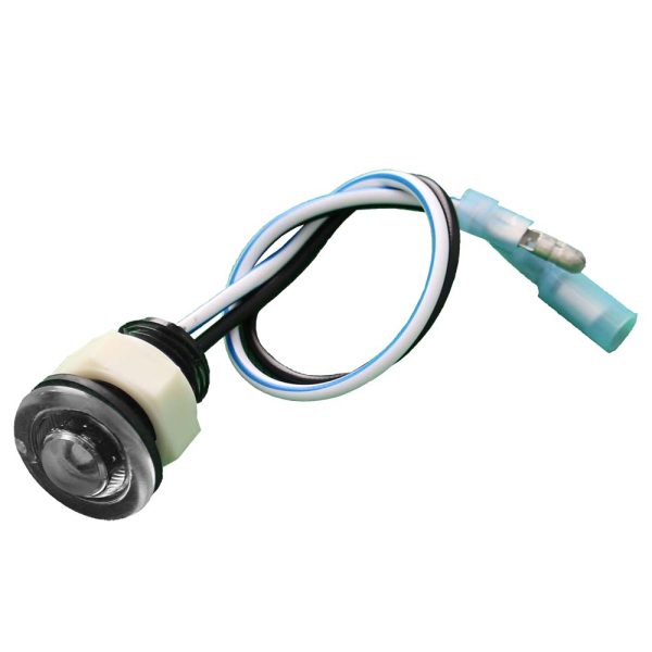 INNOVATIVE LIGHTING 011-E592-7 RGB Domed Bulkhead Light w/2 Wires - .156 INCH Bullets