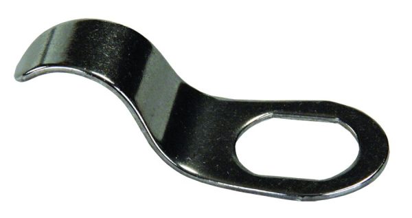 JR PRODUCTS 00195 Lock Cylinder Cam Finger Pull; Universal Fit; Offset Type; Stainless Steel