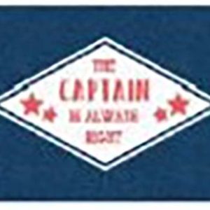 KITTRICH STRB214771 The Captain is Always Right Navy B