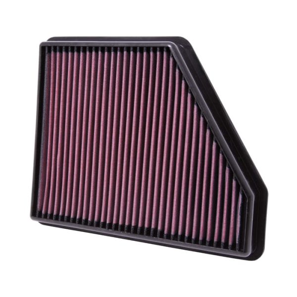 K&N FILTER 332434 Engine Air Filter: Increase Power & Acceleration, Washable, Premium, Replacement Car Air Filter: Compatible with 2010-2015 Chevy Camaro, Camaro SS, Camaro ZL1, 33-2434