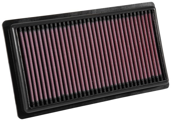 K&N FILTER 333080 Engine Air Filter: Reusable, Clean Every 75,000 Miles, Washable Replacement Car Air Filter: Compatible 2016-2020 Toyota/Jeep/Fiat (Corolla, Hatchback, Camry, Avalon,C-HR, RAV4, Renegade) 33-3080
