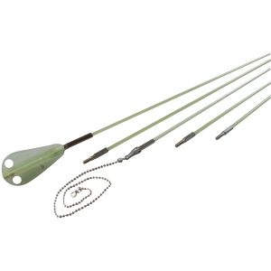 LABOR SAVING DEVICES 81-230 Creep-Zit Fiberglass Wire Running Kit (30ft Luminous Threaded Connector Wire Running Rod Kit)