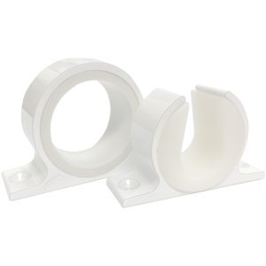 LEES MC70WH SINGLE ROD RACK SET - WHITE POWDER COAT FINISH