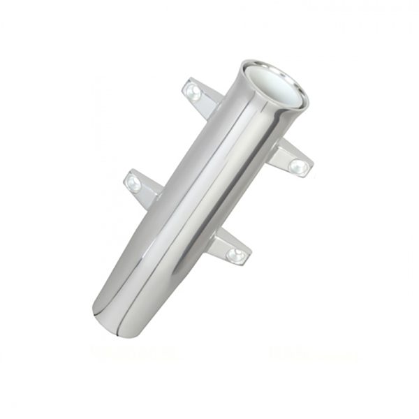 LEES RA5000SL LEES ALUMINUM SIDE MOUNT ROD HOLDER - TULIP STYLE - SILVER ANODIZE