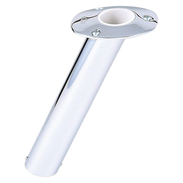 LEES RH525SS 30 DEGREE SS FLUSH MOUNT ROD HOLDER MEDIUM 2 INCH OD