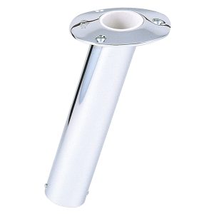 LEES RH534HS 15 DEGREE SS FLUSH MOUNT ROD HOLDER HEAVY DUTY 2.25 INCH OD