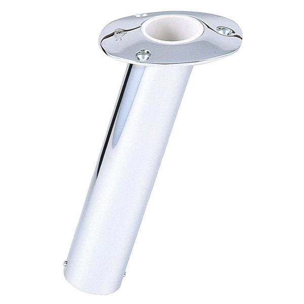LEES RH534HS 15 DEGREE SS FLUSH MOUNT ROD HOLDER HEAVY DUTY 2.25 INCH OD