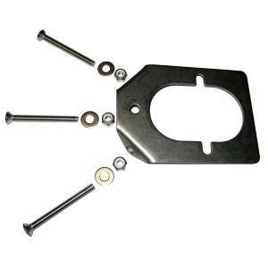 LEES RH5931 STAINLESS STEEL BACKING PLATE FOR MEDIUM ROD HOLDERS