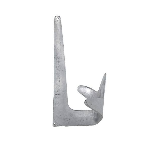 LEWMAR 0057902 Galvanized Steel Claw Anchor 4.4 lbs. for Boats 17-23, Bruce-Style Claw for Quick Setting, Bow Roller Compatible, Measures 14-3/16 INCHL x 9-7/16 INCHW x 5-1/4 INCHH - 2020202242