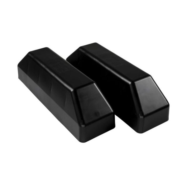 LEWMAR 2022106874 EASY BOAT LOADING GUIDE, Used To Load And Unload Boat Or PWC Under 1500 Pounds Into The Water; 21 Inch Length x 5-1/2 Inch Width x 7 Inch Height; Black; Nylon; Set Of 2