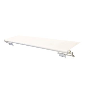 LIPPERT V000163274 6FT SLDR-72WH-W HWWH, Slide Out Awning; Automatically Extends/ Retracts With The Slide Out; 72 Inch Slider Length x 48 Inch Extension; 67 Inch Fabric Length; For Flange-To-Flange Width Range 62 Inch To 67 Inch; White