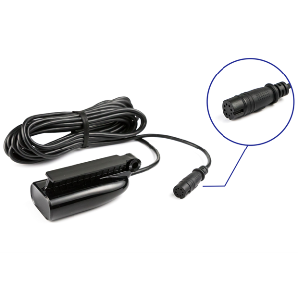 LOWRANCE 000-14028001 SplitShot Skimmer Transducer, fits HOOK2 Fish Finders,Gray