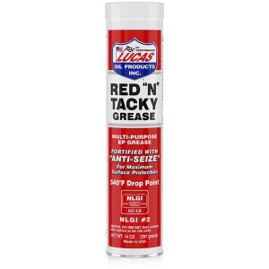LUCAS OIL 10005-30 Red N Tacky Grease 14 Oz