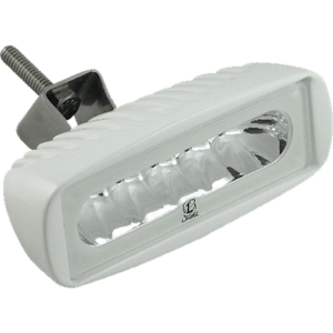 LUMITEC 101103 Caprera2 LED Flood Light, Bracket Mount, White Housing, White Dimming and Red Dimming, One Size