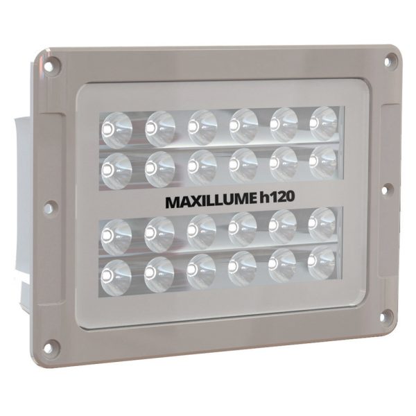 LUMITEC 101348 MAXILLUMEH120 - FLUSH MOUNT FLOOD LIGHT - WHITE HOUSING - WHITE-DIMMING
