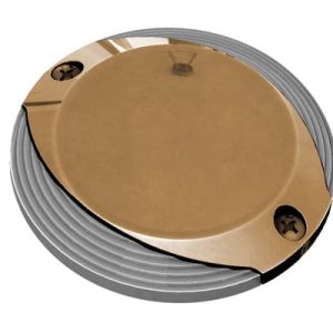 LUMITEC 101630 Scallop Pathway Light Warm White 10-30vDC Bronze Housing