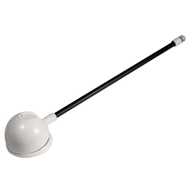 LUMITEC 101645 CONTOUR ANCHOR LIGHT 20 INCH BLACK SHAFT WHITE BASE