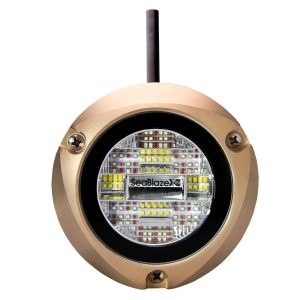 LUMITEC 101708 ZAMBEZI X2 UNDERWATER LIGHT WHITE/BLUE SURFACE MOUNT