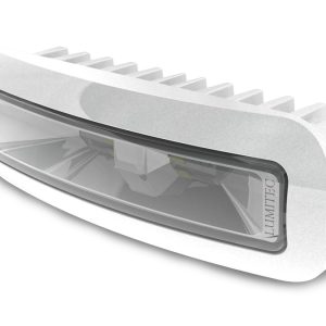LUMITEC 101722 Capri3 Flood Light White/Red LEDs Dimmable Flush Mount White 12/24v