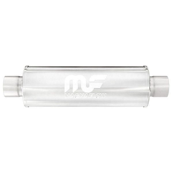 MAGNAFLOW 10426 Muffler 2.5 INCH Inlet/Outlet, Universal Fit, Stainless Steel