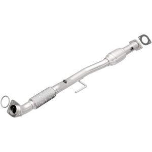 MAGNAFLOW 93257 Catalytic Converter; Heavy Metal Series; Stainless Steel; Single 2-1/2 Inch Bolt-On Inlet; Single 2-1/2 Inch Bolt-On Outlet; 9 Inch Body/ 49-3/4 Inch Overall Length