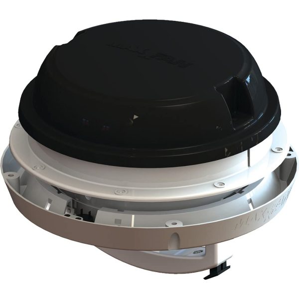 MAXXAIR 00-03810B Fan Dome, 6 INCH Fan, Black