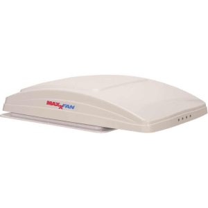 MAXXAIR 00-07000K Roof Vent; MaxxFan Deluxe; Remote Control Powered Opening; For 14 Inch x 14 Inch Vent; With Fan; White