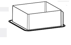 MAXXAIR 10-20211 Roof Vent Trim Ring; For Maxxair 14 x 14 Inch Openings; 5-3/4 Inch Depth; With Radius Corners